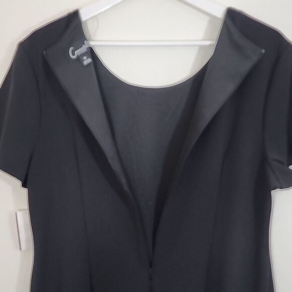 Connected Apparel womwn's black and white mature wear dress plus size 16 NWT - Picture 7 of 11